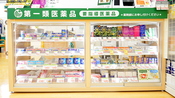 スギ薬局 柏布施店の一般医薬品