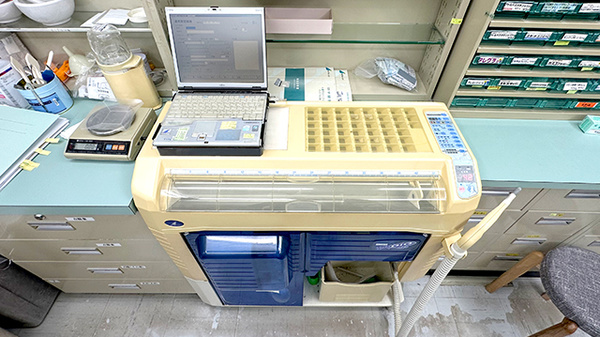 パル薬局 ぺあもーるの調剤器具