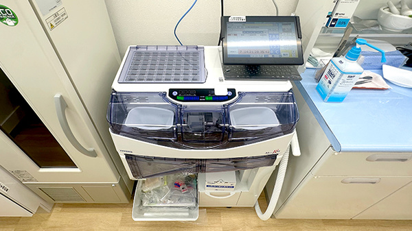 パル薬局水子店の調剤器具