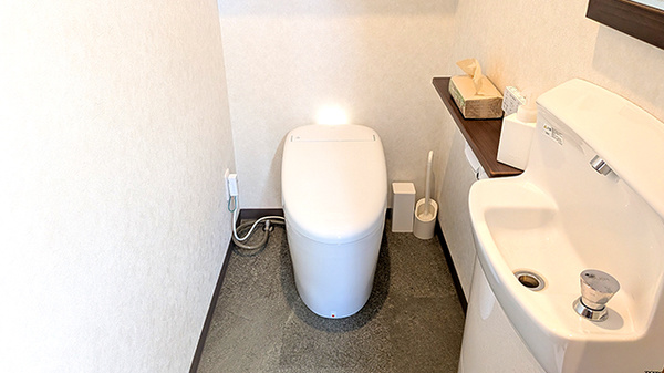 調剤薬局つむぐ　港南台店のお手洗い