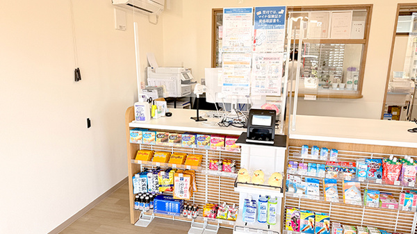 ウイン薬局みどり大間々店の受付/カウンター