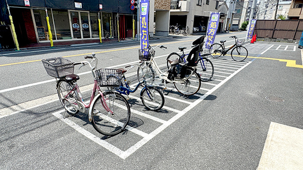 ウェルパーク薬局　東日暮里一丁目店の駐輪場