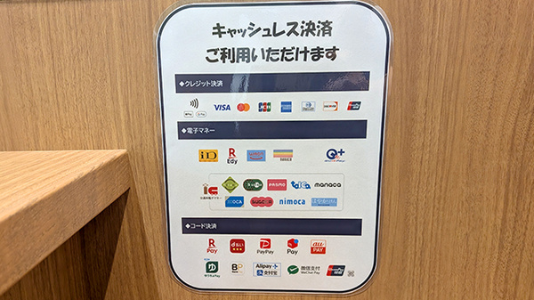 プラザ薬局　西船橋店のクレカ/電子マネー/スマホ決済対応