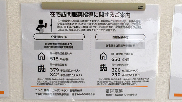 ラハイナ薬局　ガーデンテラスの在宅対応