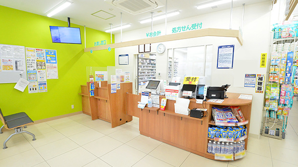 薬局くすりの福太郎　我孫子店の受付/カウンター