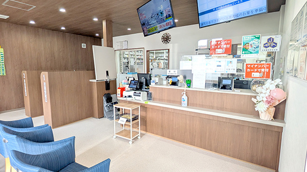 いけだ調剤薬局いけだ店の受付/カウンター