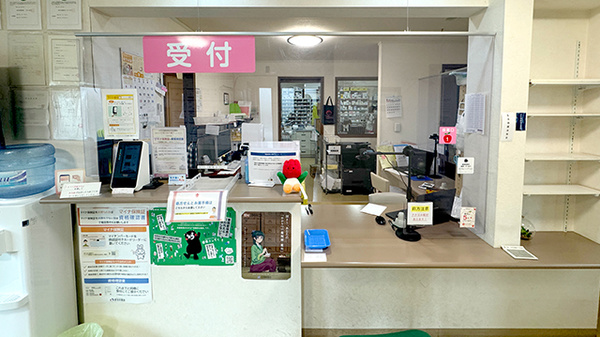 りんご薬局下南部店の受付/カウンター