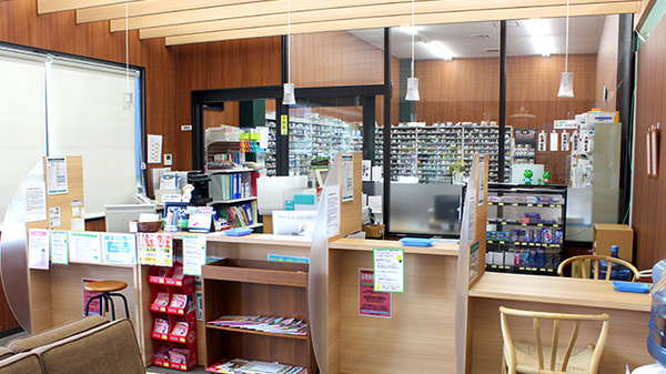 杏林堂薬局　掛川花鳥園前店の受付/カウンター