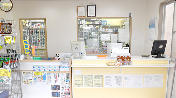 サンリツ薬局　古市場店の受付/カウンター