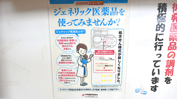 サンリツ薬局　古市場店のジェネリック対応