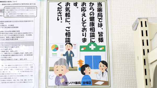 サンリツ薬局　谷塚店の相談対応