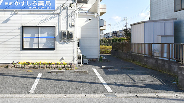 和代薬局の駐車場