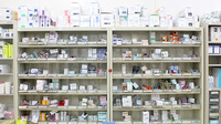 ブレーメン薬局　西青木店の薬棚