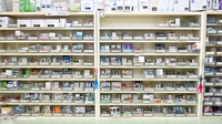 二和調剤薬局の薬棚