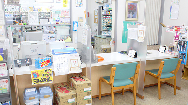 君津薬局　東坂田店の受付/カウンター