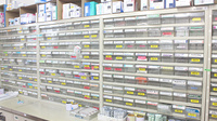 高野調剤薬局の薬棚