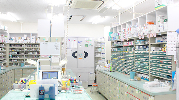 ダリヤ湘南薬局の調剤室