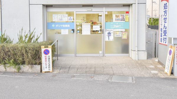 ダリヤ桂薬局の入口