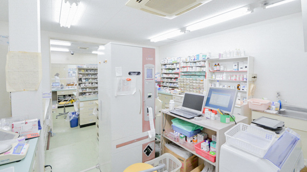 ダリヤ下関薬局の調剤室