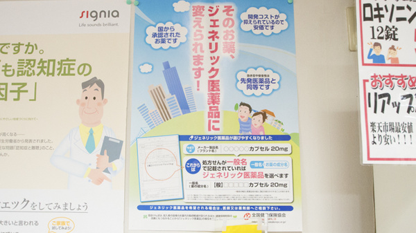 あくたみ薬局のジェネリック対応
