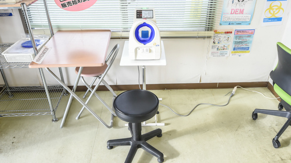 粕川調剤薬局の血圧計