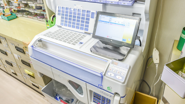 粕川調剤薬局の調剤器具