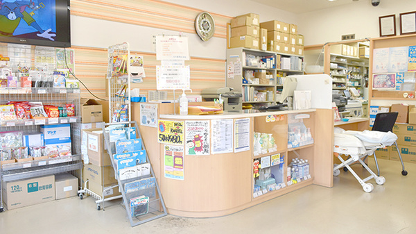 エス薬局　ひくま店の受付/カウンター