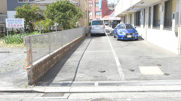 エス薬局　ひくま店の駐車場