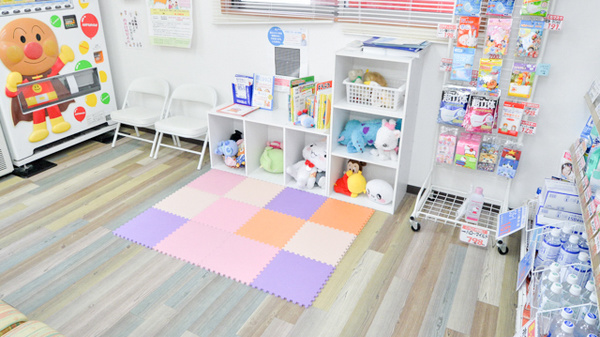 奥田かがやき薬局のキッズ用設備