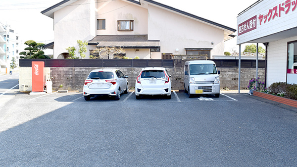 ヤックスドラッグ　成東東薬局の駐車場