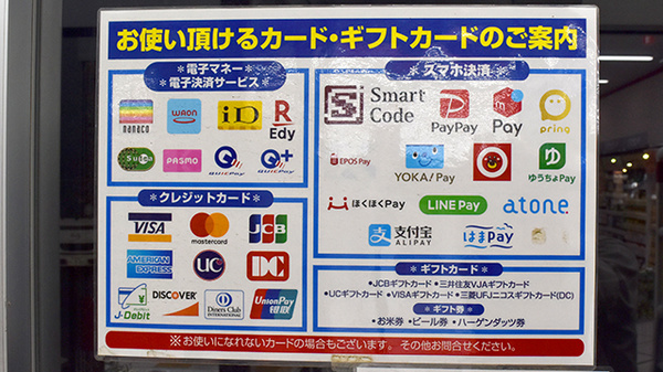 ヤックスドラッグ　野栄薬局のクレカ/電子マネー/スマホ決済対応