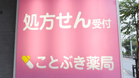 ことぶき薬局　竹の塚店の看板