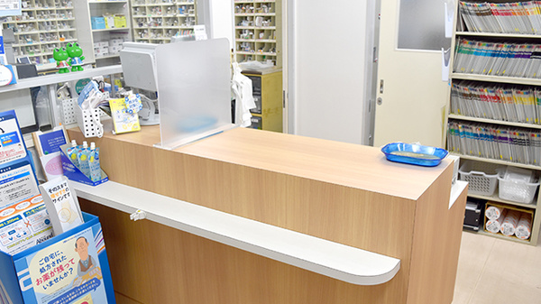 ことぶき薬局　西小岩店の受付/カウンター