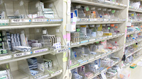 ひまわり調剤薬局の薬棚