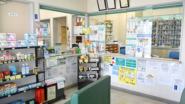 弘済堂薬局の受付/カウンター