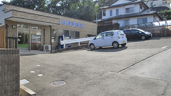 塩竈調剤薬局の駐車場