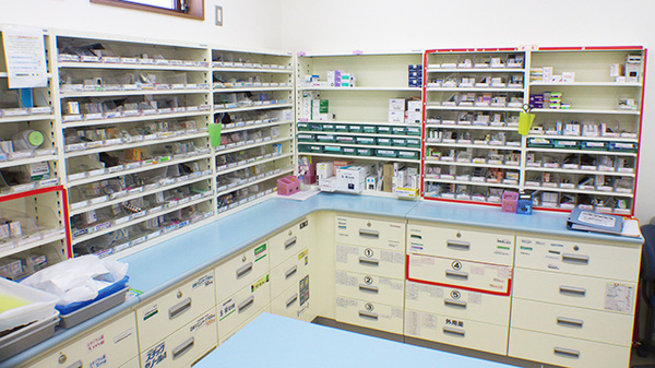 古川調剤薬局鹿島台店の調剤室