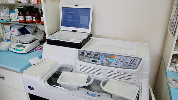 セレッソ薬局の調剤器具