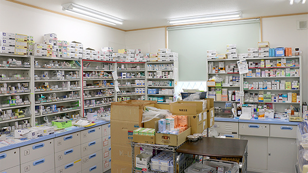 あんず薬局の調剤室