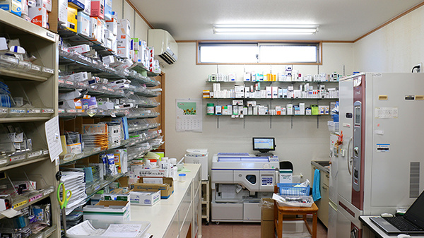 コスモス薬局の調剤室
