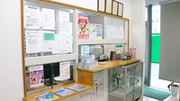ハーブ薬局の受付/カウンター