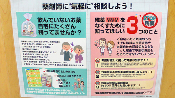 薬局タカサ　市川本八幡店の残薬回収サービス