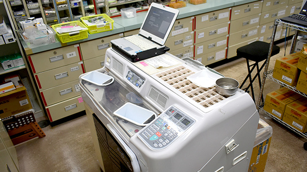 ファルコ薬局　七条店の調剤器具