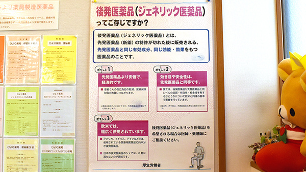 ひより薬局のジェネリック対応