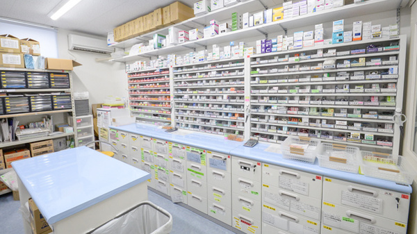 かもめ薬局　北条店の調剤室