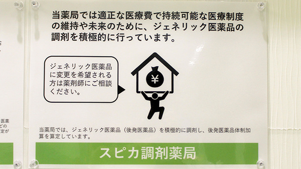 スピカ調剤薬局のジェネリック対応