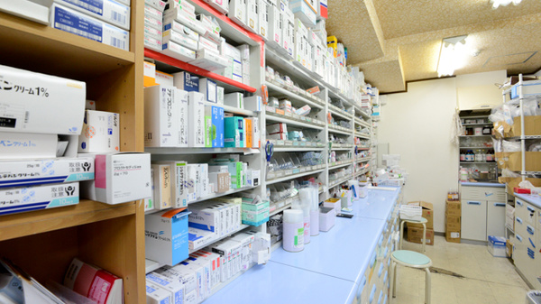 スカイ薬局の調剤室