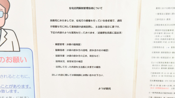 よつば薬局の在宅対応