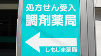 しもじま薬局の看板