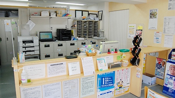 ますがた薬局の受付/カウンター